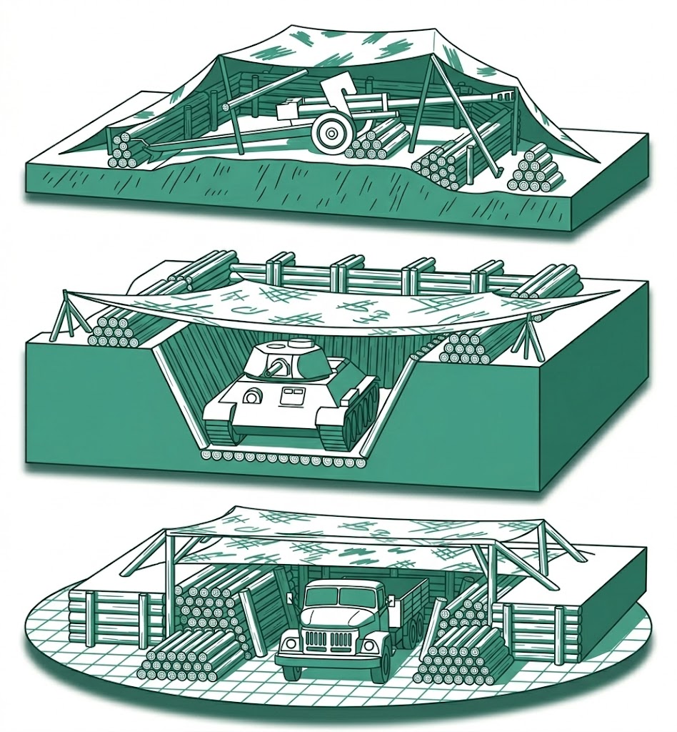 Protection and protective screen – engineering timber for the military