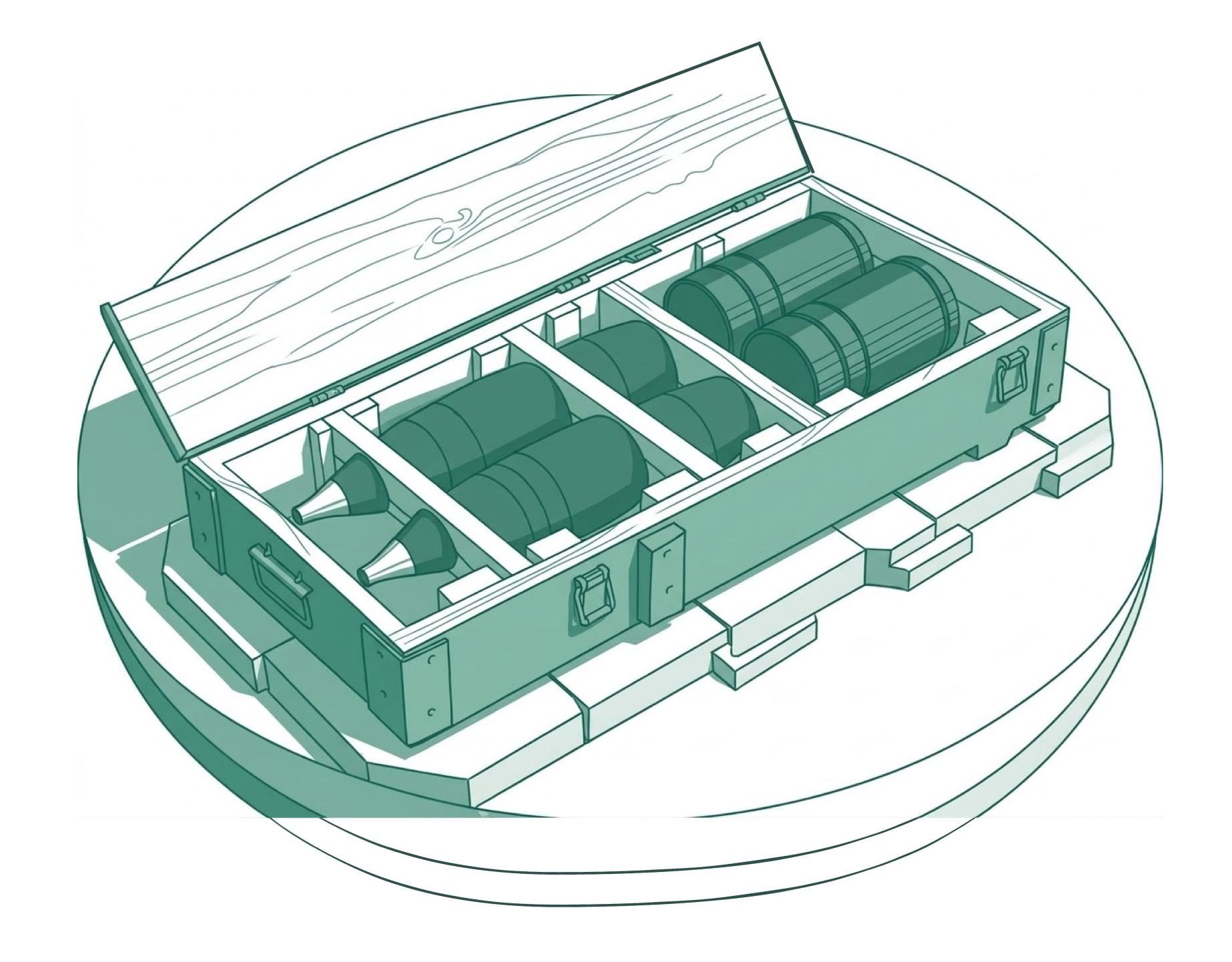 Mil-Spec pallets and boxes